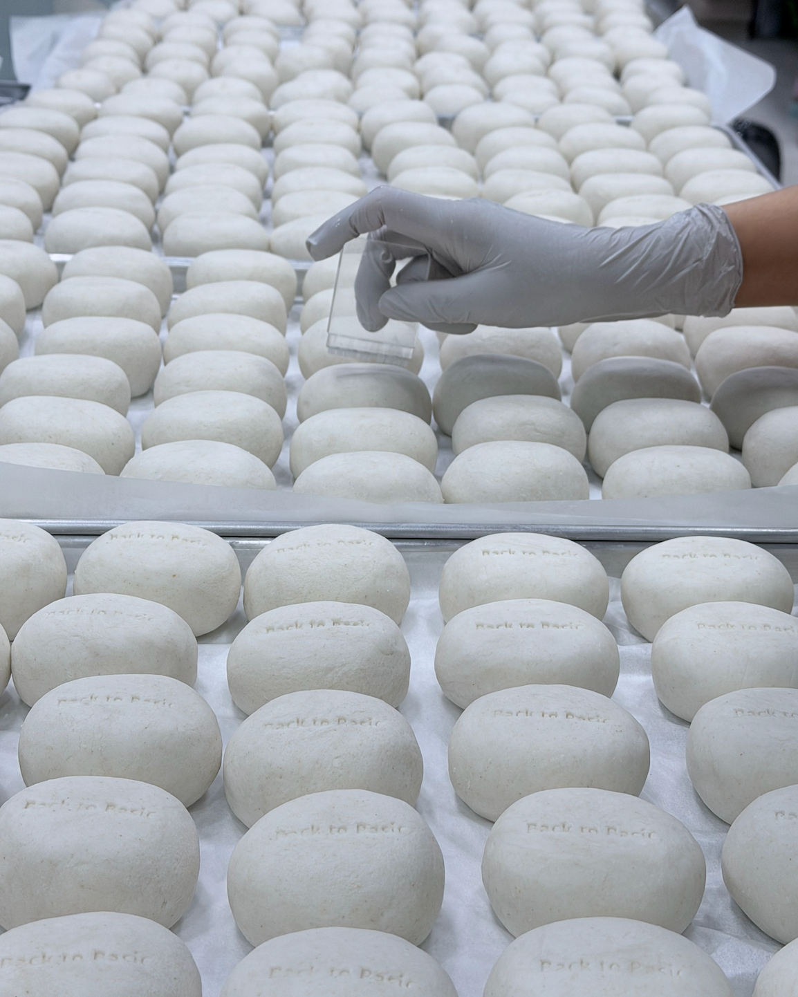 Handcrafted ON:GI bars being inspected in our Korean facility