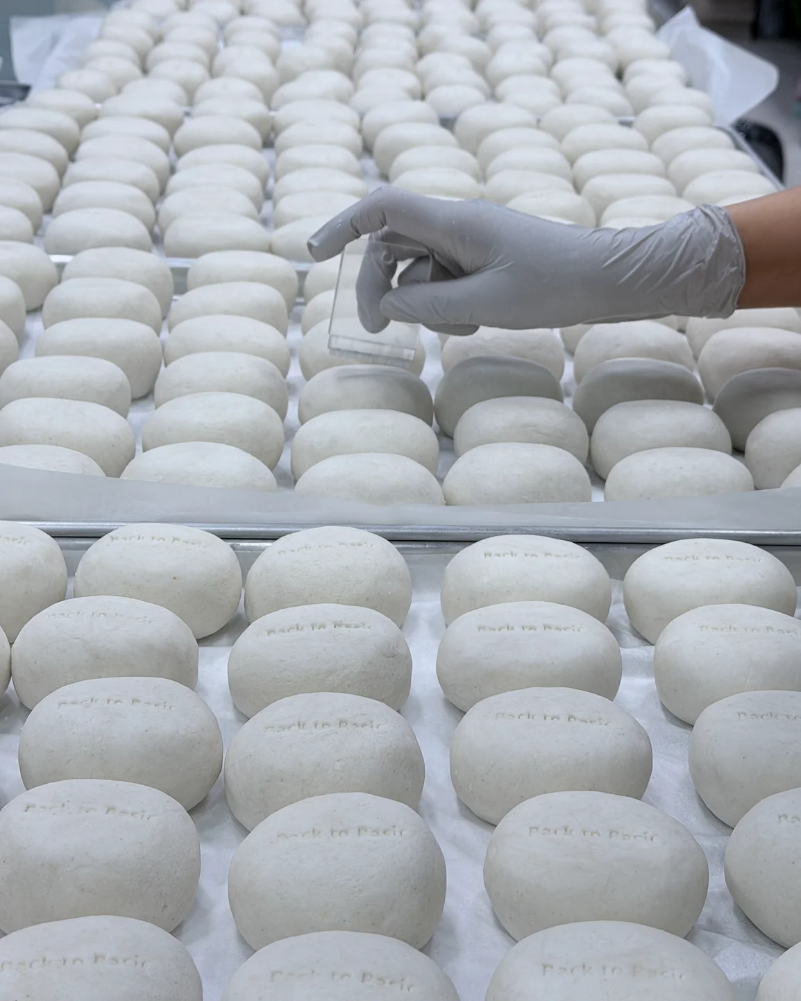 Handcrafted ON:GI bars being inspected in our Korean facility